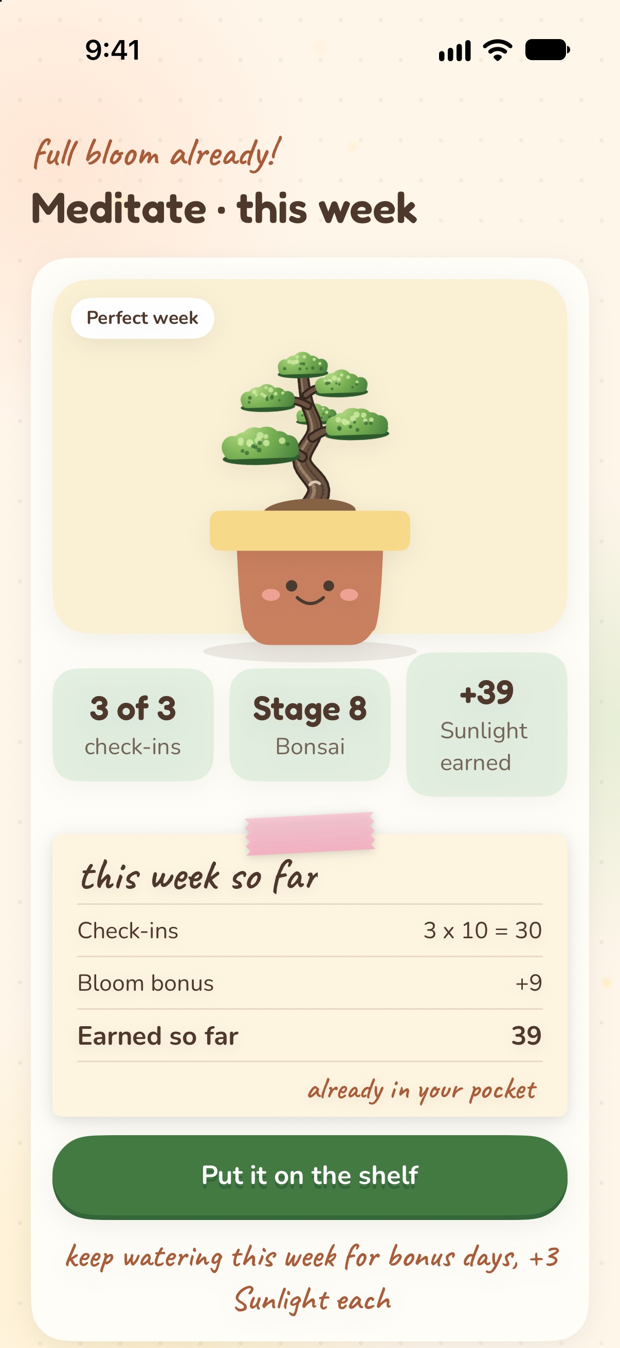 Week result